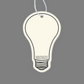 Paper Air Freshener - Light Bulb (Tall)